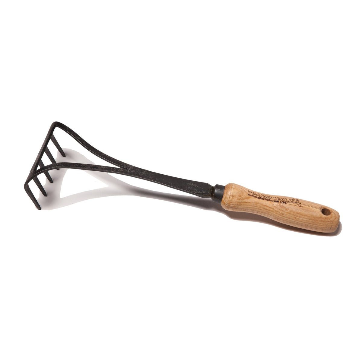 Greblă de mână Bio cu mâner de frasin 14 cm
