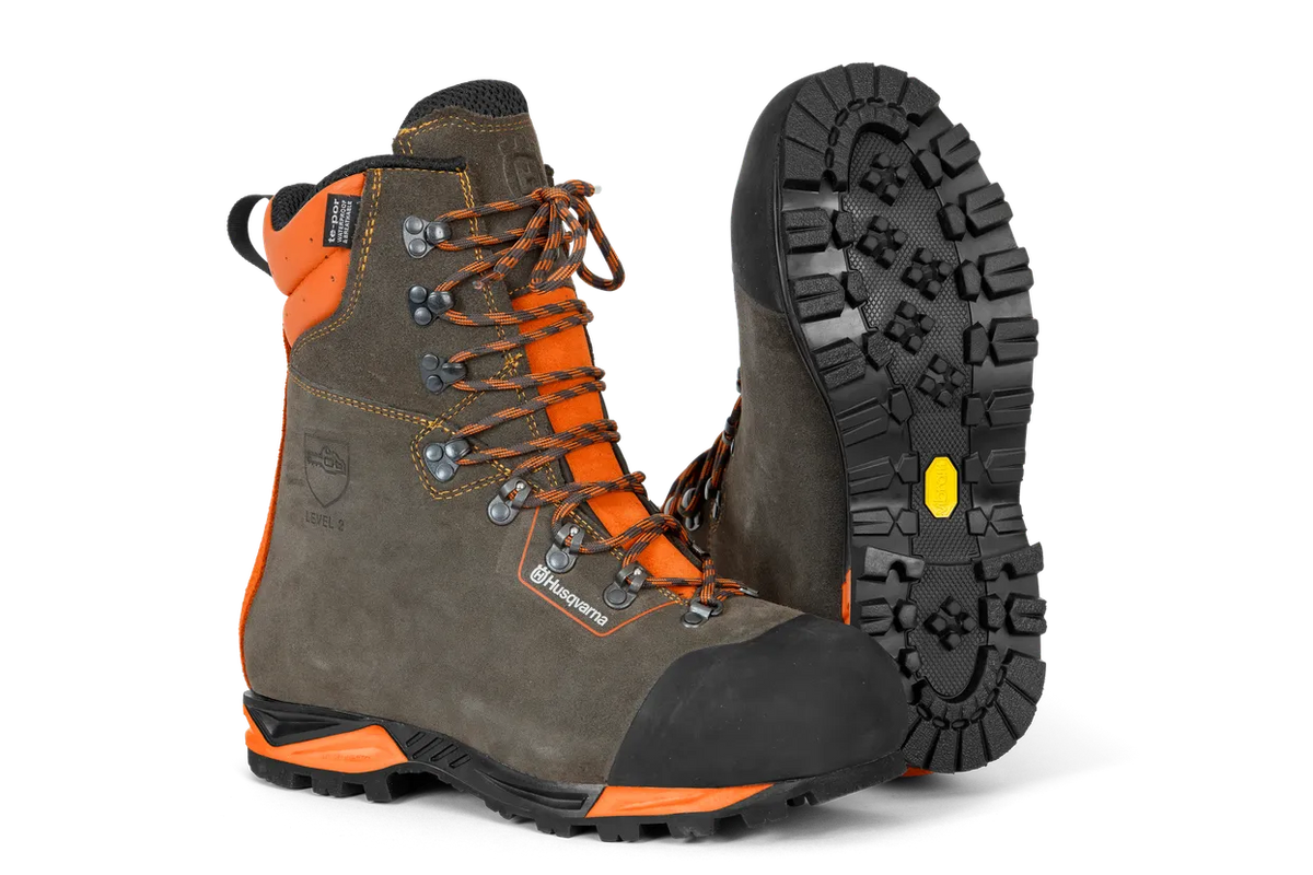 Cizme de protecție din piele, cu protecție pentru ferăstrău, Functional 24