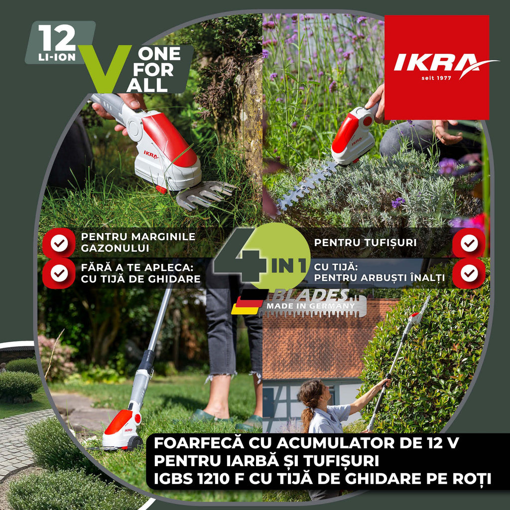 FOARFECA GARD VIU, IARBA bat. IKRA IGBS 1210 F