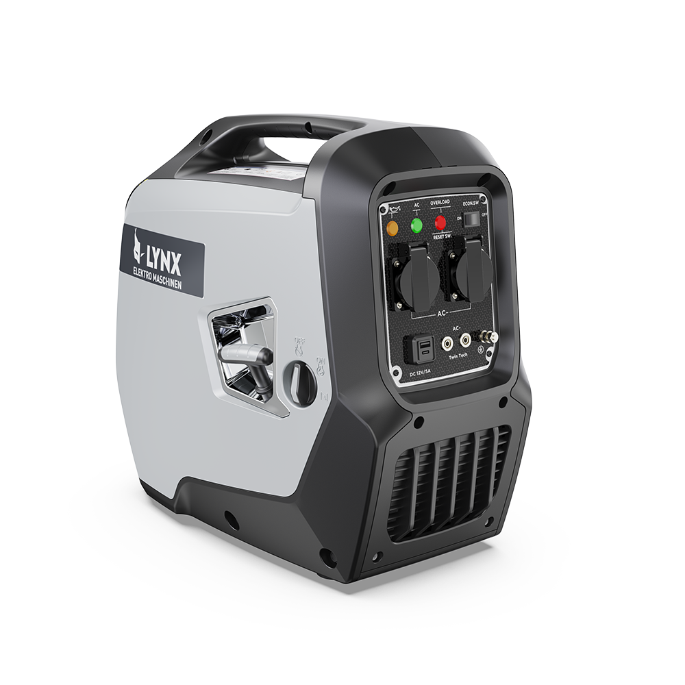 Generator GSEm 2202 SBI manual start, 1.8/2.0kw, 230V 50Hz, 2x230Vx16A,1x12V, 2xUSB