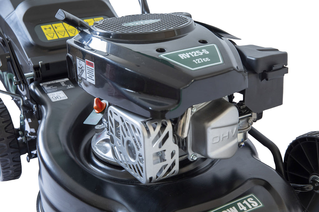 masina tuns gazon, pe benzina, cu autopropulsie BRONTO B-MOW 41S motor RV125-S