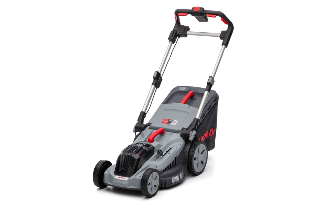 MASINA TUNS GAZON bat. 43cm Ikra IB-LM 43 fara Incarcator fara Baterie 36V compatibil Bosch