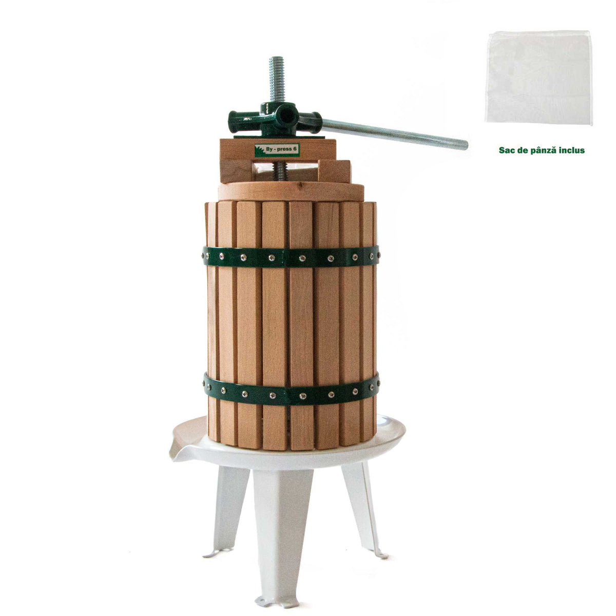 Presa struguri By-press 6, 6L pentru fructe moi