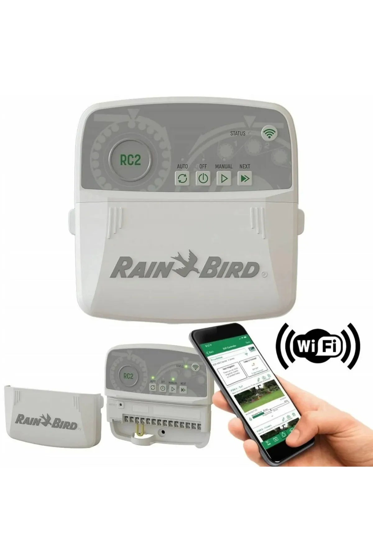Programator Rain Bird RC2, Wi-Fi integrat, interior