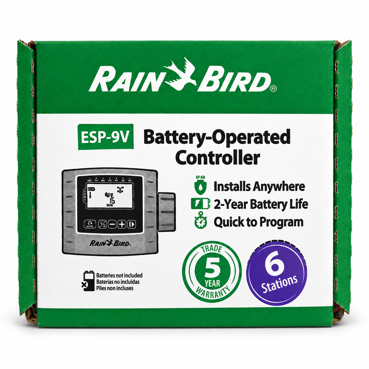 Programator irigații Rain Bird ESP-9V, pe baterie 9V