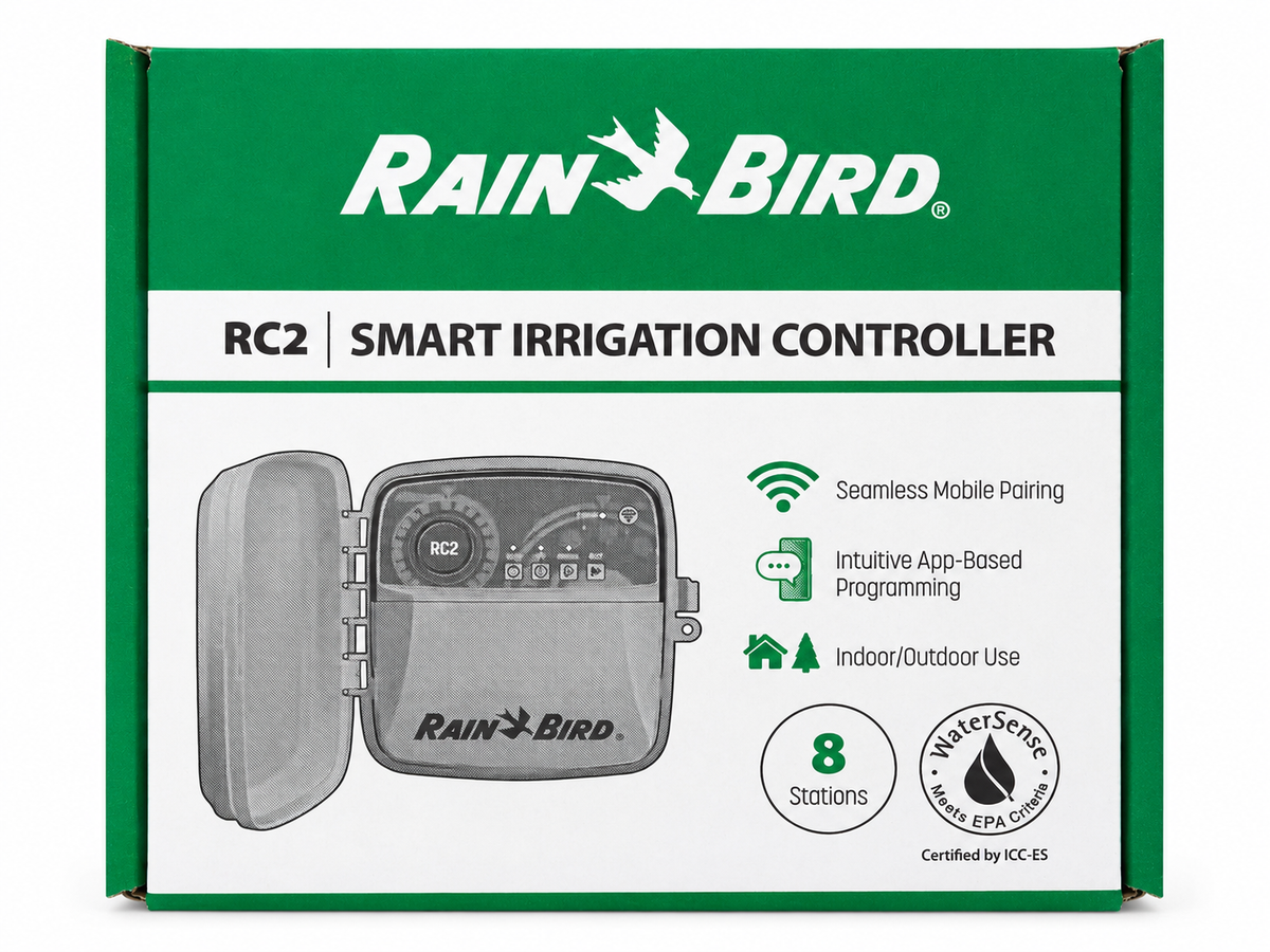 Programator Rain Bird RC2, Wi-Fi integrat, 8 zone, exterior