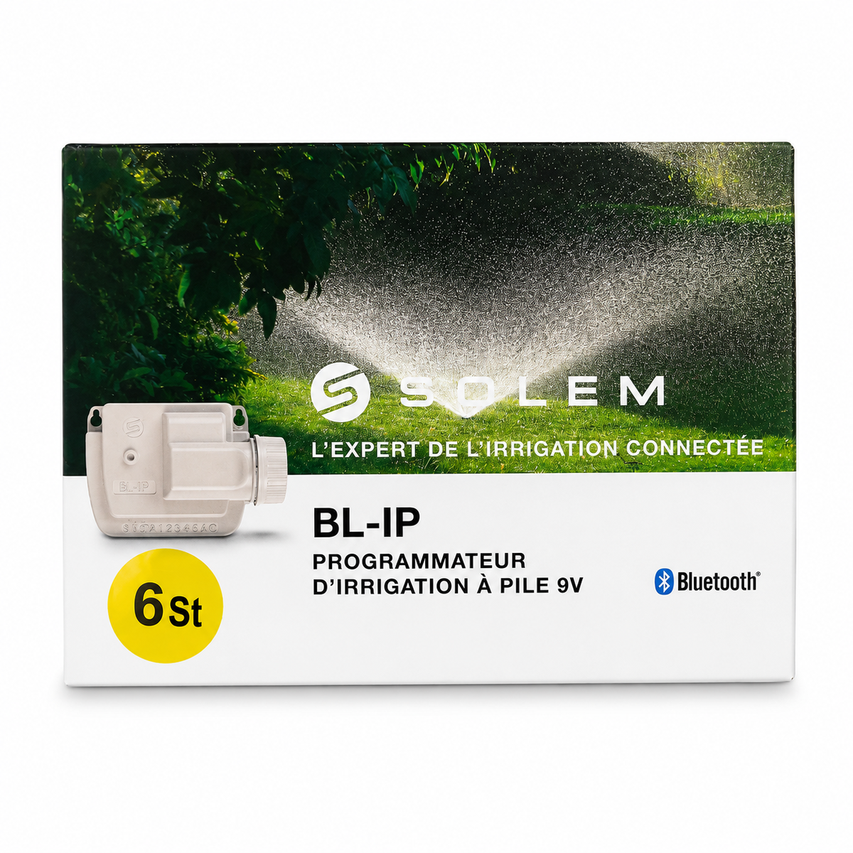 Programator irigații Solem BL-IP, Bluetooth, baterie 9V – 6 zone