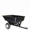 Remorca pentru tractoras de tuns gazon 136kg cu bena plastic