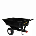 remorca tractoras de tuns gazon, 160kg, cu bena plastic manual
