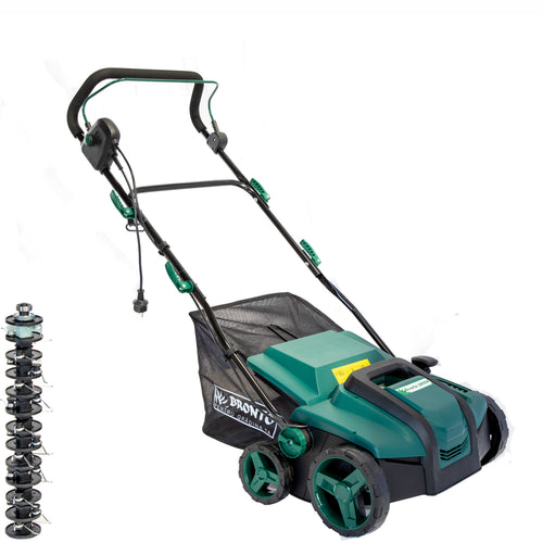 Scarificator Aerator Bronto B-verte 1800W cu sac gradina 120L