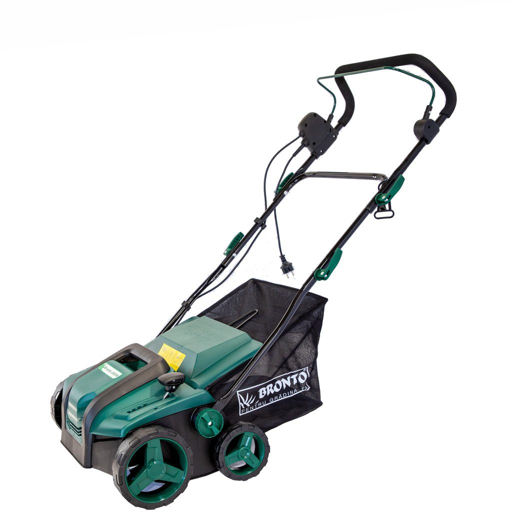 Scarificator Aerator Bronto B-verte 1800W cu sac gradina 120L
