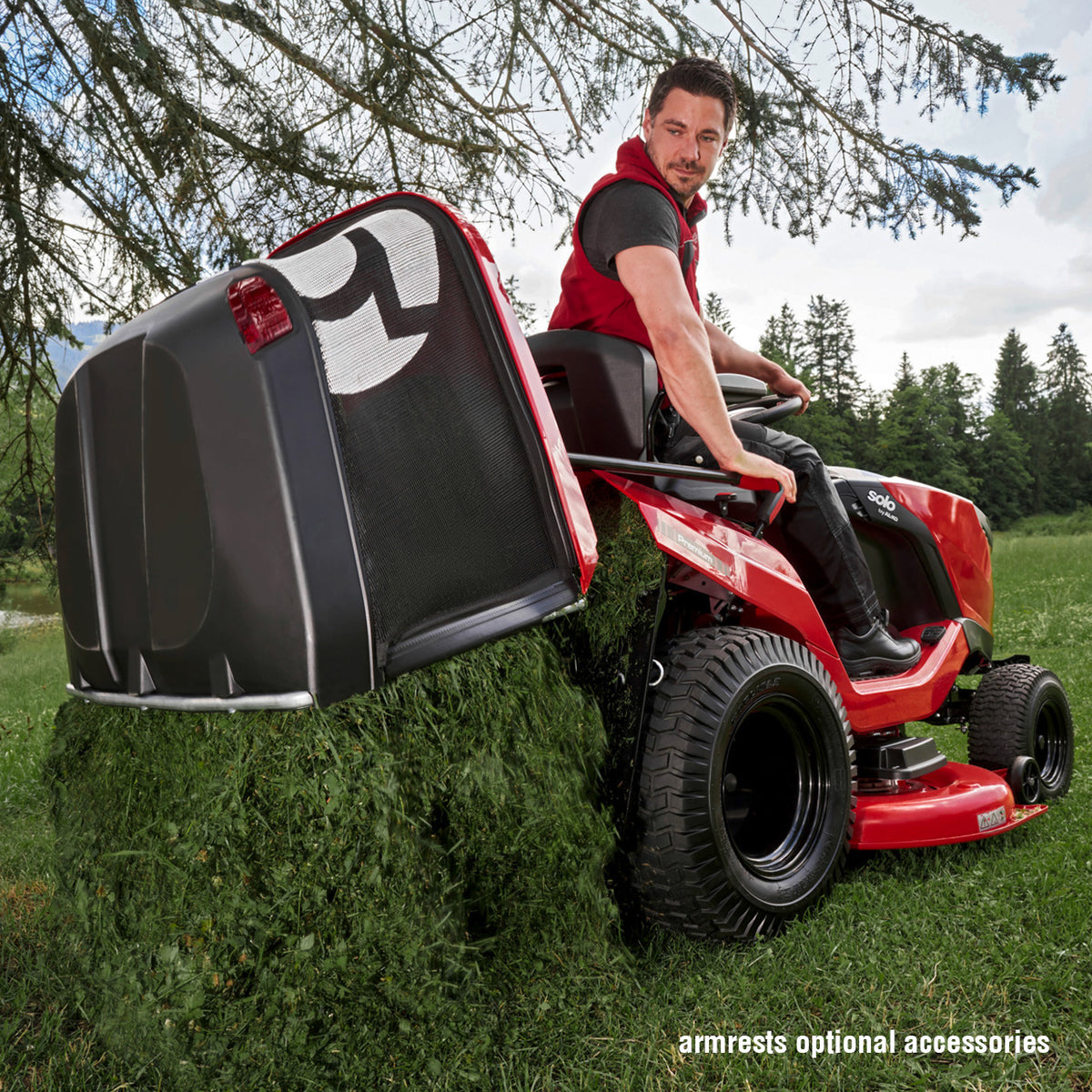 tractoras tuns gazon, latime taiere 105cm hydro SOLO byAL-ko T22-105.4 HD V2 SD Premium pro, cu motor B&S Intek 7220 656cc 11.7kW