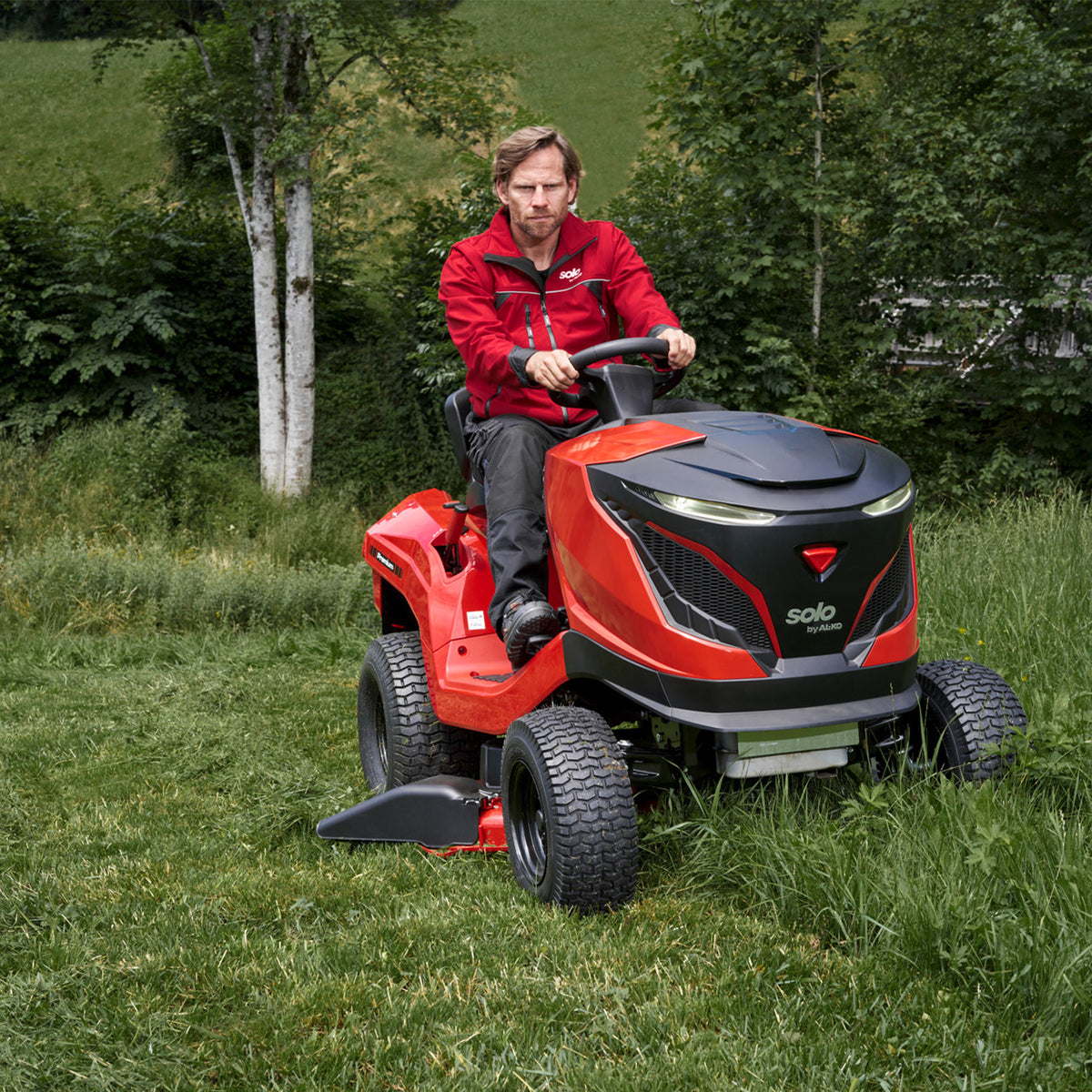 tractoras tuns gazon, latime taiere 111cm hydro SOLO byAL-ko T22-111.4 HDS-A V2 Premium pro, cu motor Pro700 708cc 13.0kW