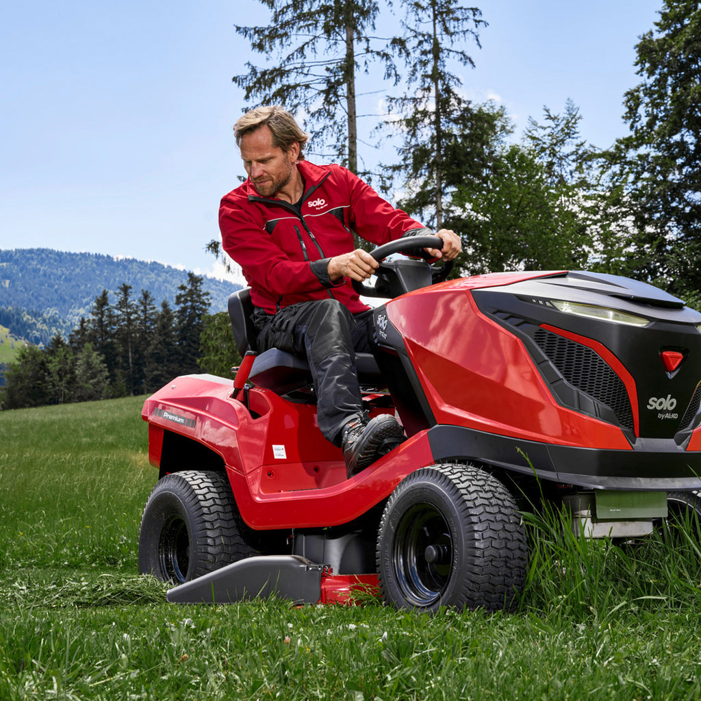 tractoras tuns gazon, latime taiere 111cm hydro SOLO byAL-ko T22-111.4 HDS-A V2 Premium pro, cu motor Pro700 708cc 13.0kW