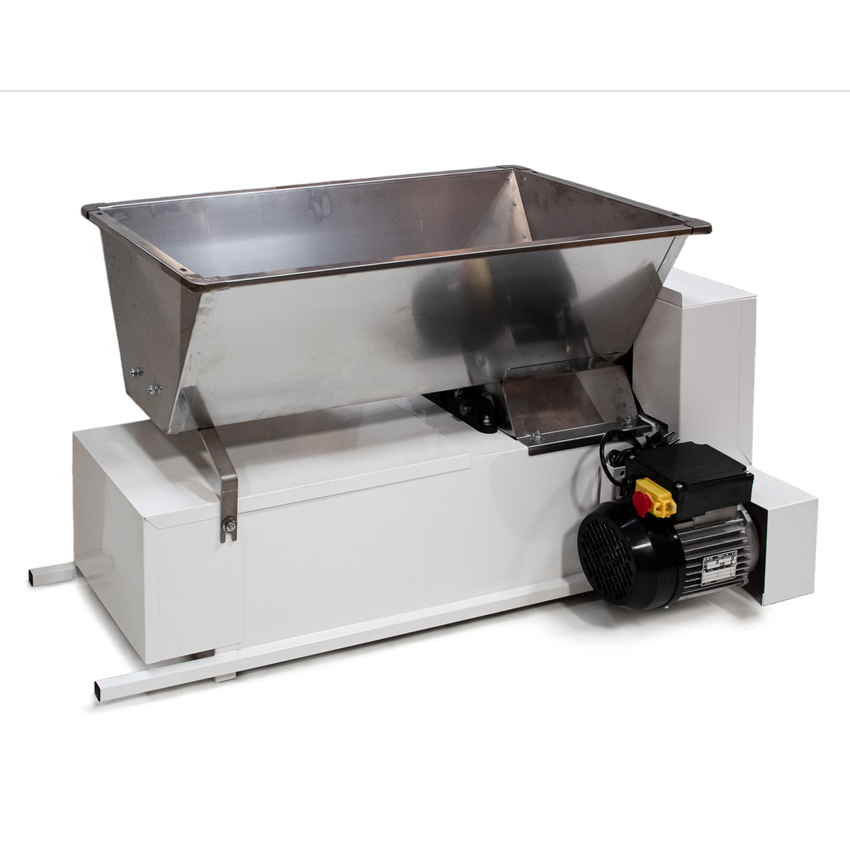 Zdrobitor-desciorchinator By-zdrob Pro.e cu motor 0.75Kw, cuva 850&times;480 Inox, valturi &Oslash;96&times;220mm aluminiu
