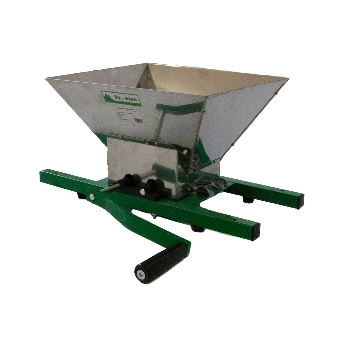 Zdrobitor struguri manual By-wine, cuva Inox, 7L